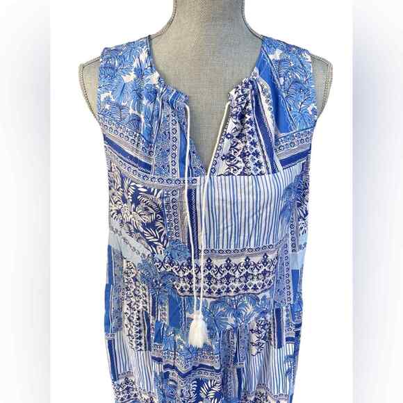 J. McLaughlin Christa Maxi Dress in Palm Park woman’s size XS NWT - Picture 3 of 11